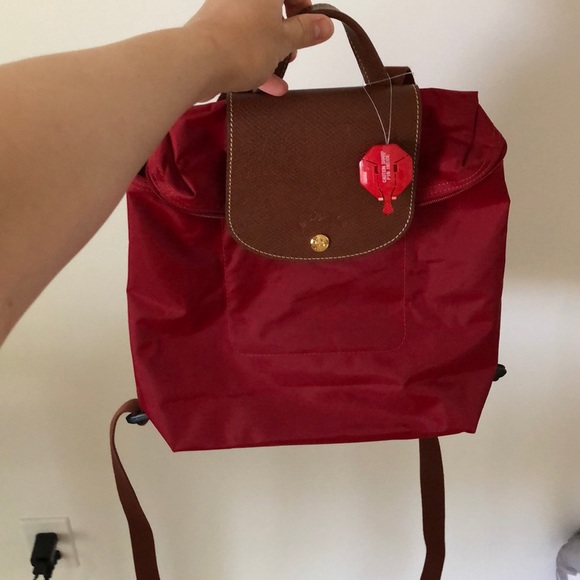 poshmark longchamp backpack